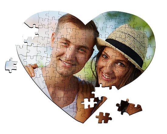 Puzzle Cuore A4