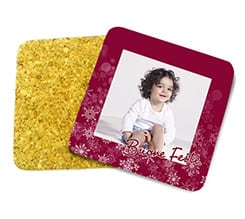 Sottobicchiere in sughero Buone feste