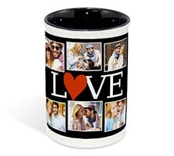 Portapenne in ceramica Lovely collage