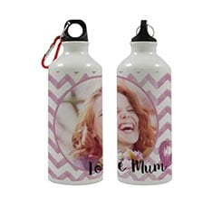 Borraccia in acciaio Love mum rosa