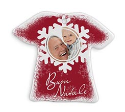 Decorazione Ceramica Magliettina Red Christmas