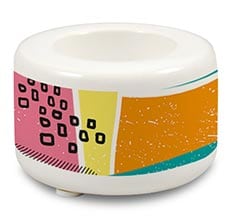 Portacandela in ceramica Multicolour