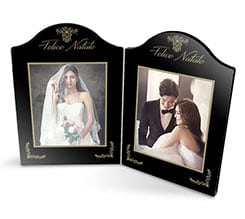 Cornice natalizia Black gold