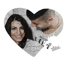 Puzzle A3 Cuore in legno