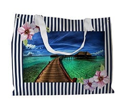 Borsa mare Blue bands