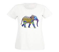 Maglietta donna in cotone Elephant