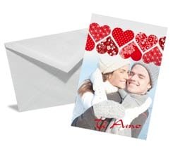 Bigliettino Auguri - Big Hearts