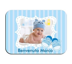 Calamita Rettangolare Scarpette blu