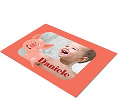 Tovaglietta in tessuto Maialino