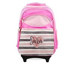 Zaino trolley Cuore rosa