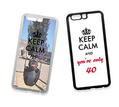 Cover in Silicone Huawei P10 Plus Keep Calm