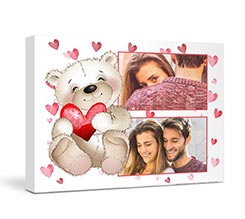 Foto Collage Sweet teddy bear