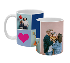 tazza personalizzata collage con immagini di famiglia