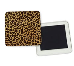 Magnete quadrato da frigo Maculato marrone