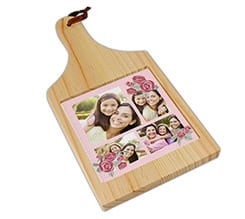 Tagliere in legno Rose con pois