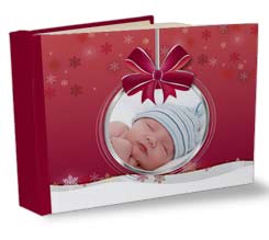 Palla Natale Album Fotografici Personalizzati 20x15