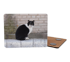 Calamita in Masonite 14x11cm con foto