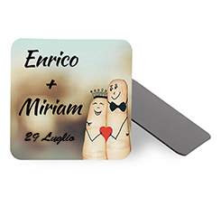 save the date matrimonio calamita quadrata