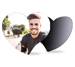 calamita a cuore segnaposto per tavolo matrimonio