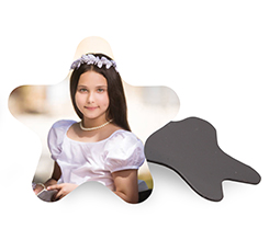 Calamita Prima Comunione a forma di stella personalizzata