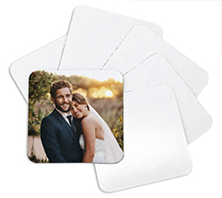 calamite quadrate matrimonio pack da 6 per matrimonio personalizzate con foto