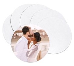 calamite personalizzate matrimonio in pack da 6 rotonde