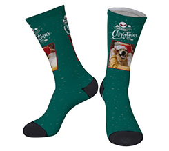 Calzini personalizzati con grafica Merry Christmas
