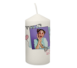 Candela personalizzata Compleanno Birthday Cake