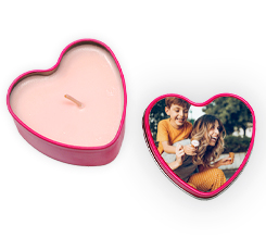 candela profumata con scatolina personalizzata