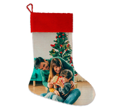 calza natalizia in juta