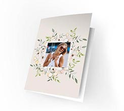 Cards Quadretto con fiori