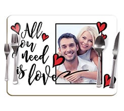 Tovaglietta in Sughero Need love