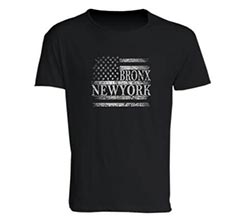 T-shirt in cotone fiammato uomo New york