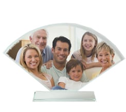 Cristallo Ventaglio con foto