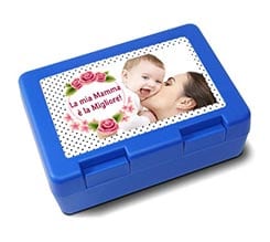 Porta merenda Rose con pois