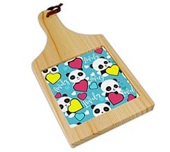 Tagliere in legno Lovely panda