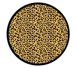 Zerbino Rotondo in Gomma 85 cm Animalier