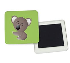 Magnete quadrato da frigo Koala