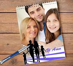 Block notes A4 spirale Love family