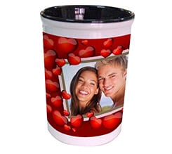 Portapenne Cornice di cuori