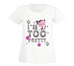 T-shirt donna in cotone Pretty