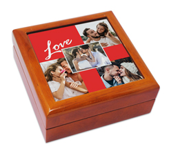 Portagioie in legno Four love