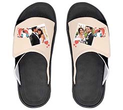 Ciabatte in gomma con foto per matrimonio