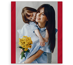 Coperta matrimoniale con foto festa della mamma