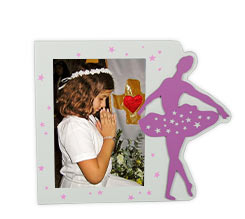 Cornice per Prima comunione con disegno ballerina