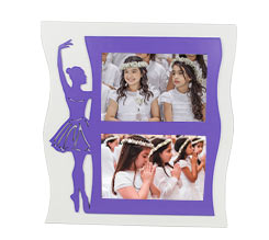 Cornice personalizzata prima comunione con ballerina