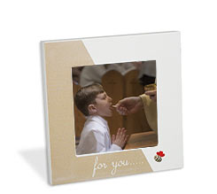 Cornice quadrata con foto Prima Comunione