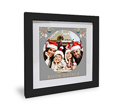 Foto con cornice in legno Buon Natale