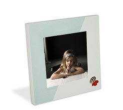 Cornice per Prima comunione con foto bimba