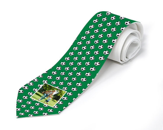 Cravatta con grafica a tema calcio per il papà